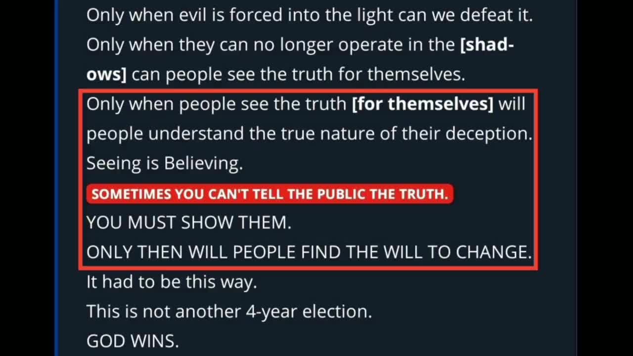 Only at the PRECIPICE, do people find the will to change.