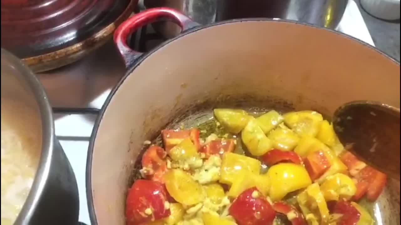 Cooking with Roger (Tuna and Vegetable Fricassee)