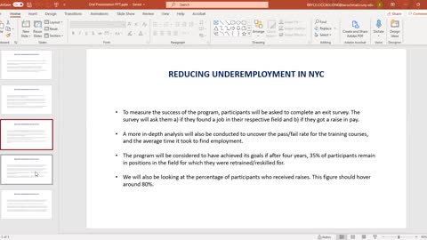 Legislative Testimony - Reducing Underemployment in NYC