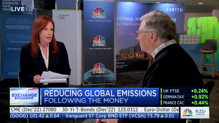 Bill Gates praises Blackrock and tells businesses that climate taxes are on the way.