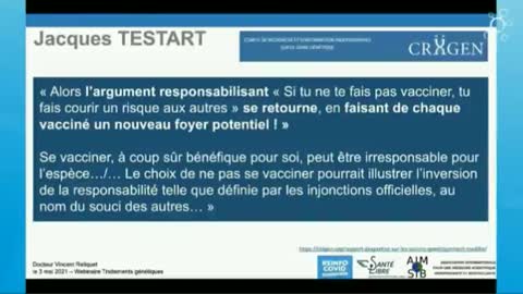 21-05-2021 Jacques Testart né en 1939 à Saint Brieuc est un biologiste francais