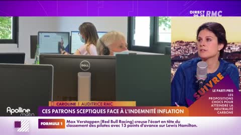 Une comptable sur la prime