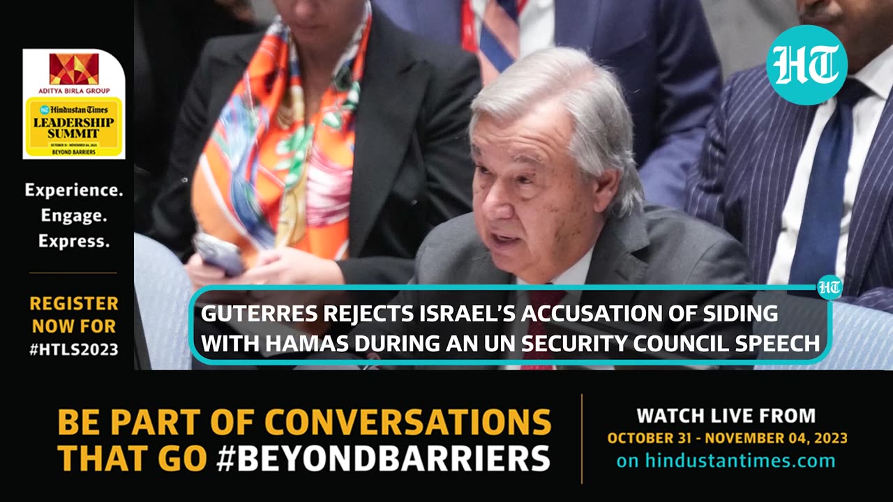 UN Faces Israel's Wrath Over Hamas Remarks; 'No Visas' For Officials | Guterres Hits Back