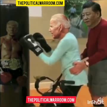 JOE BIDEN TRAINS TO FIGHT PRESIDENT TRUMP