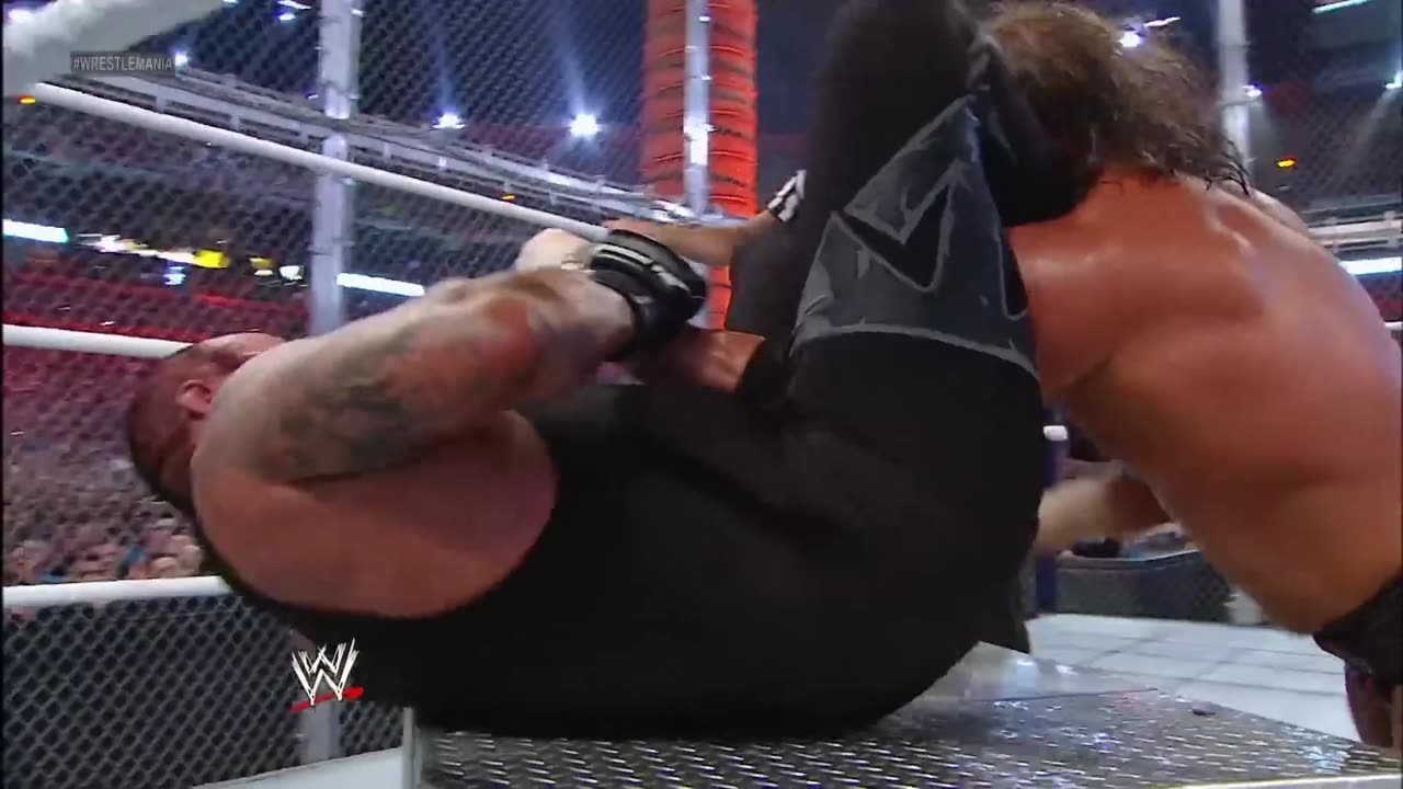 Undertaker Vs Triple H Hell in a Cell Wrestlemania 28 Highlights