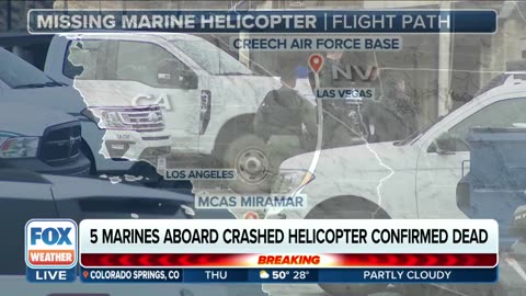 5 Marines Confirmed Dead In Training Flight After Helicopter Crashes East Of San Diego