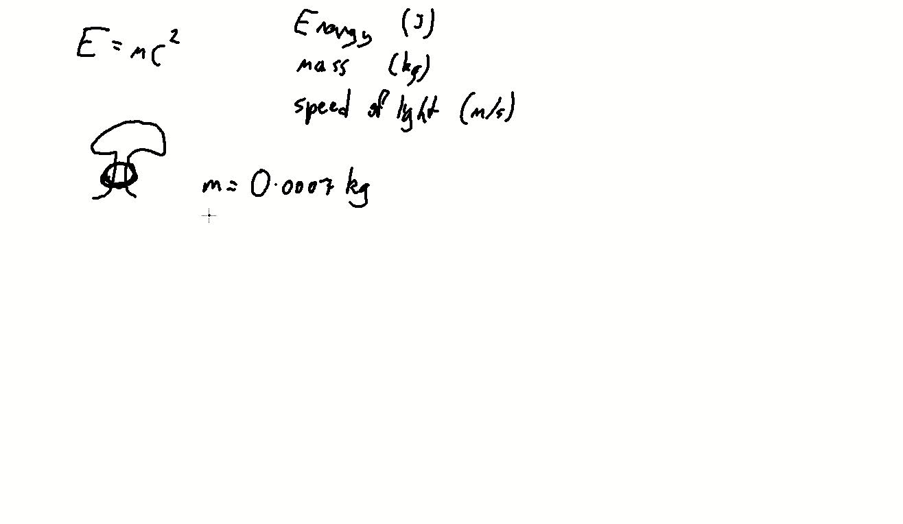 Introduction to Pronumerals - E=mc2