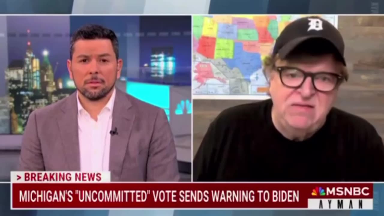 Michael Moore claims Michigan uncommitted vote meant to save Biden from himself