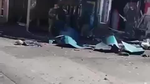 APU shelled a bus stop in Donetsk. Many are wounded, no official numbers as of now.