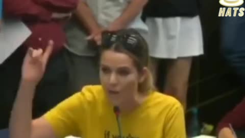 Woman reminds authorities about the constitution and what it means