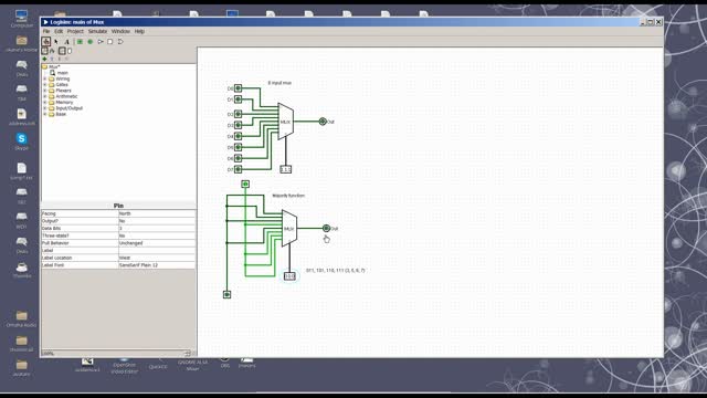 8. Using a Multiplexor to Build a Majority Function