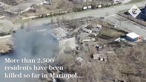 UKRAINE DRONE FOOTAGE SHOWS DESTRUCTION AS RUSSIAN FORCES CONTINUE BOMBARDMENT | Hodge Podge