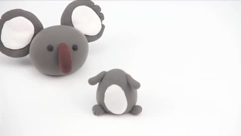 How to make koalas with clay