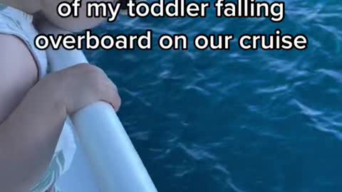 My whole family afraid of my toddlerfallingoverboard on ourcruise