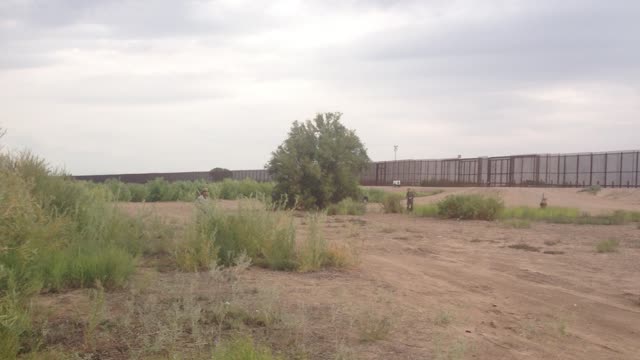 Dove Hunting inside the border fence on the US Mexico Border outside El Paso