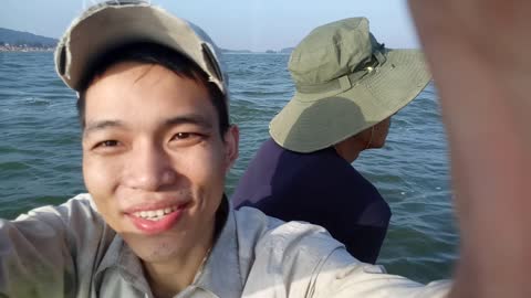 Fishing on the sea
