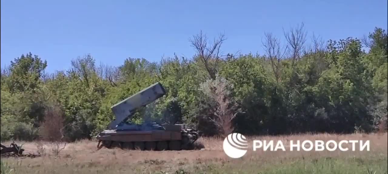 TOS-1A in the area of Bakhmut.