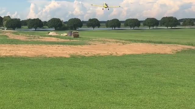 Cropduster pool flyover