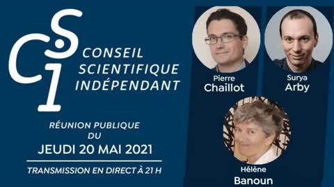 Réunion publique n°6 du Conseil scientifique indépendant (CSI) du 20/05/2021