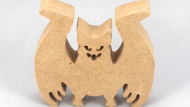 Halloween Bat Cutout - Handmade - Wood Animal