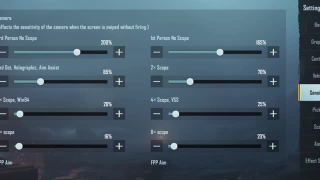 PUBG MOBILE SENSITIVITY TO PLAY LIKE PRO