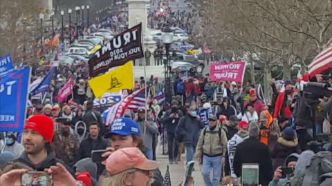 Stop the Steal Video 4 of 12 - Breach at Inauguration Stand