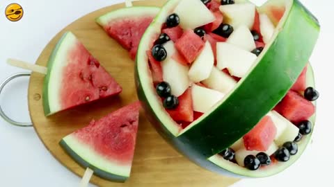 How to make a watermelon basket