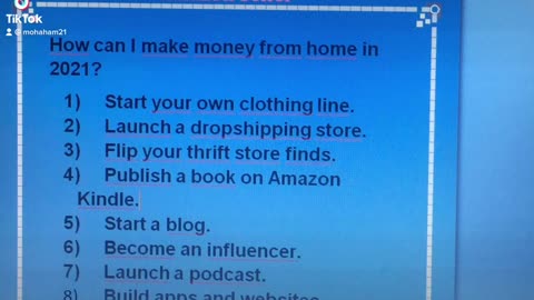 How can I make money from home in 2021?