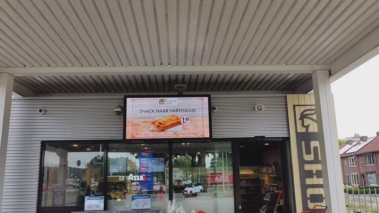 Outdoor Video Advertising Sign For Stores