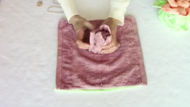 Towel Art Folding - Towel Flowers from Washcloths | Towel Design in Housekeeping |Towel Origami |