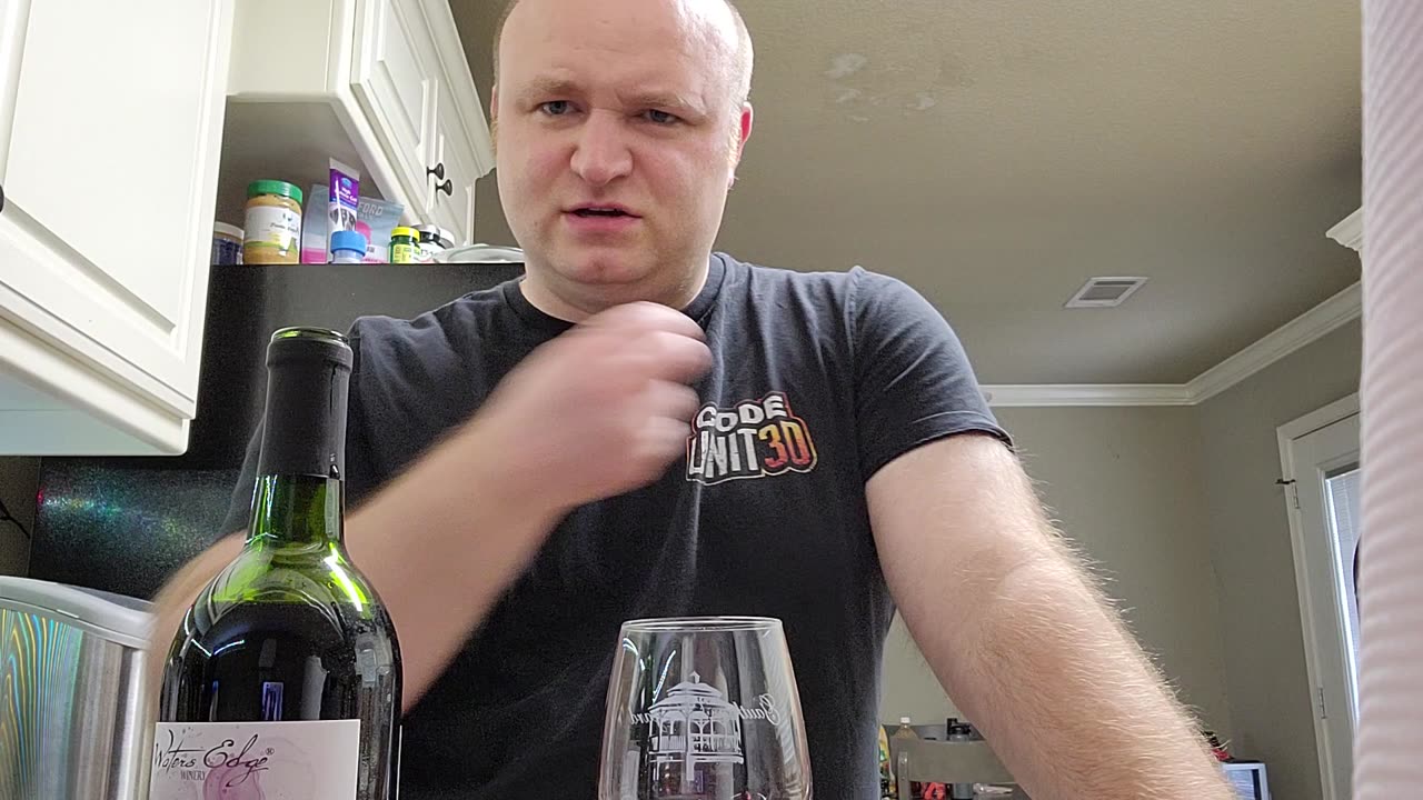 Wine Tasting Water's Edge Winery VCR Grenache Syrah Mourvedre