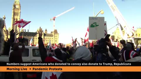 Many American donors to Ottawa protest convoy also gave to Trump, Republicans