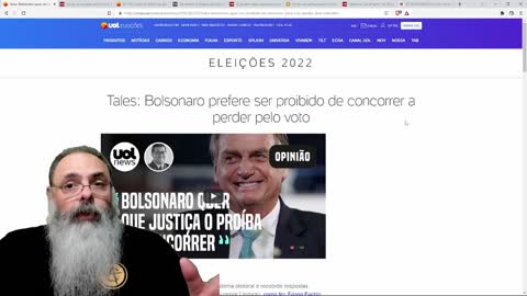 Bolsonaro prefere ser proibido de concorrer a perder no voto