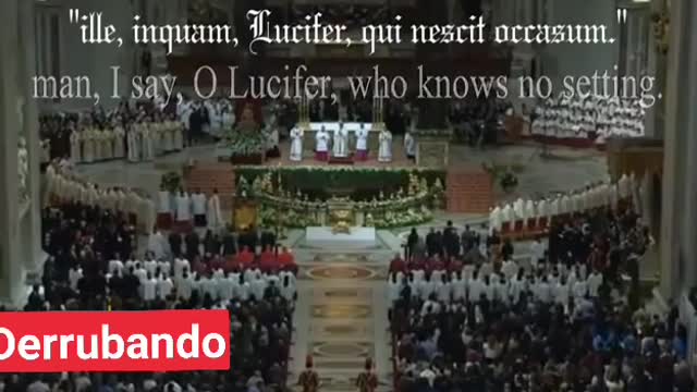 Pope announces the coming to Light of Lucifer the AntiChrist