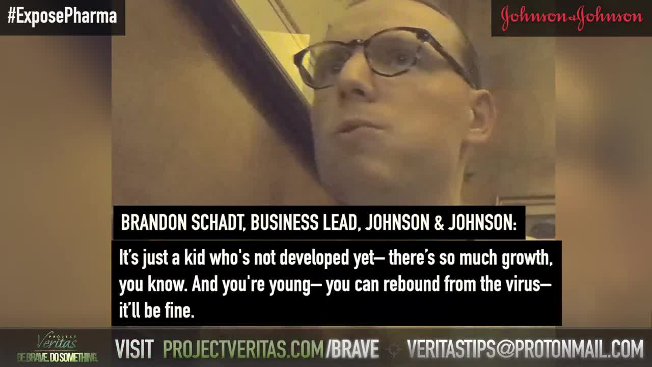 Johnson & Johnson Employee admits - Children don't need the vaccine