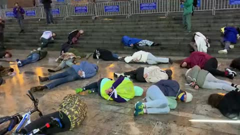 A rally in support of Ukraine was held near the Georgian Parliament