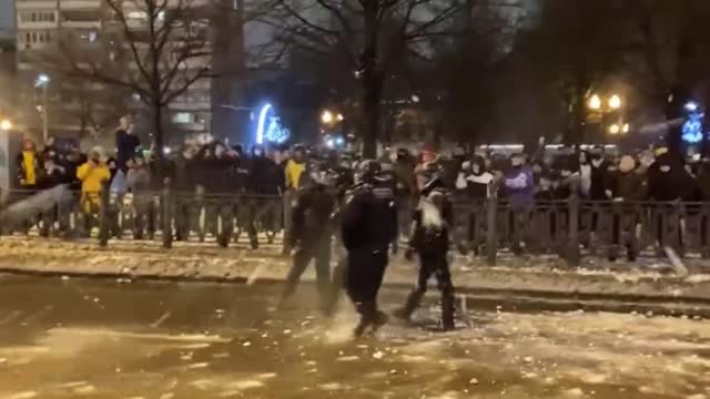 Snow Balls and a bunch run over by Police