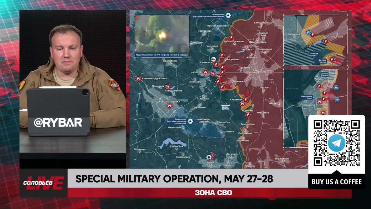 ❗️🇷🇺🇺🇦🎞 RYBAR HIGHLIGHTS OF THE RUSSIAN MILITARY OPERATION IN UKRAINE ON May 27-28, 2024