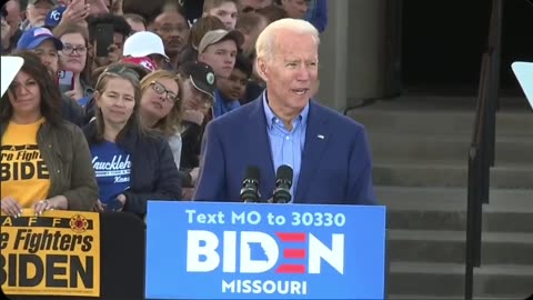 For ONCE, agree with Biden, TWICE!!