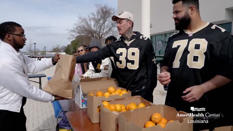 Saints, AmeriHealth Caritas host Martin Luther King Jr. Day of Service