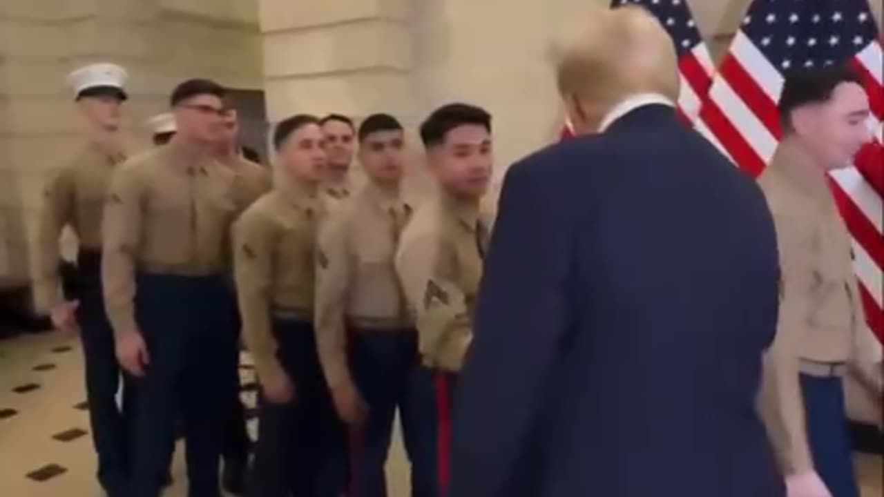 45+ Greets Marines Stationed In France | 🇺🇸