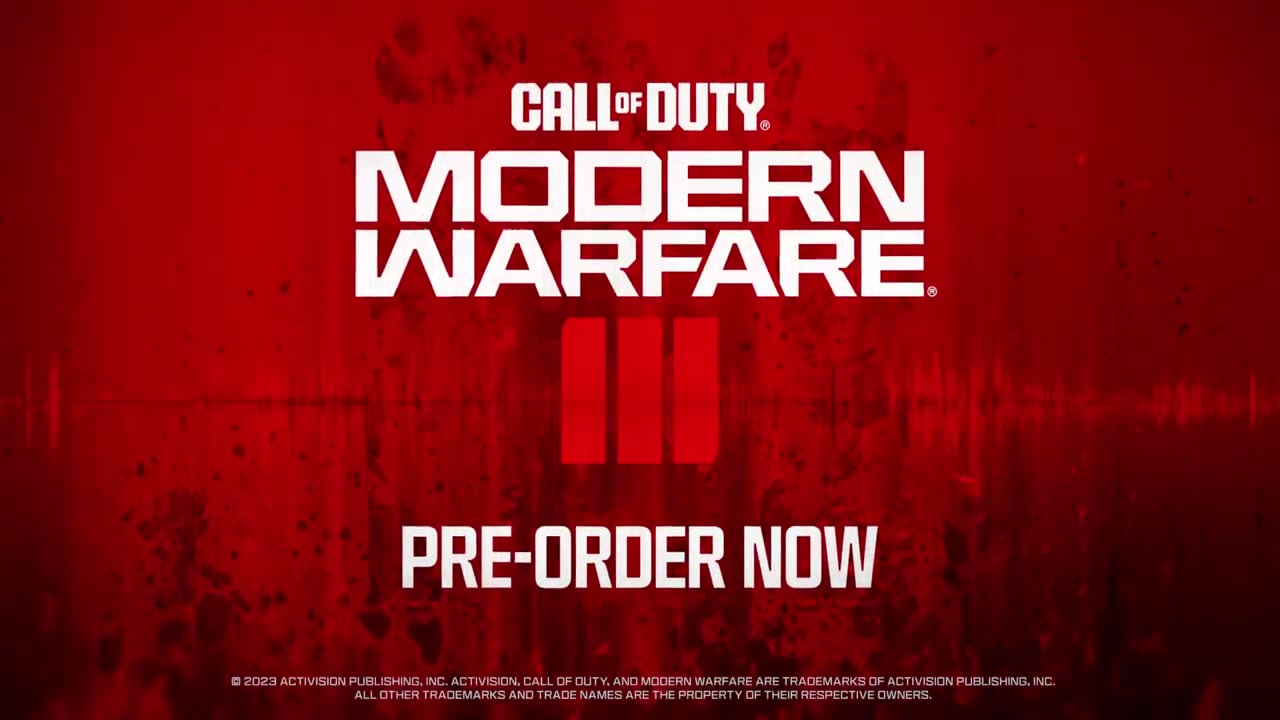 Call of Duty Modern Warfare III Reveal Trailer