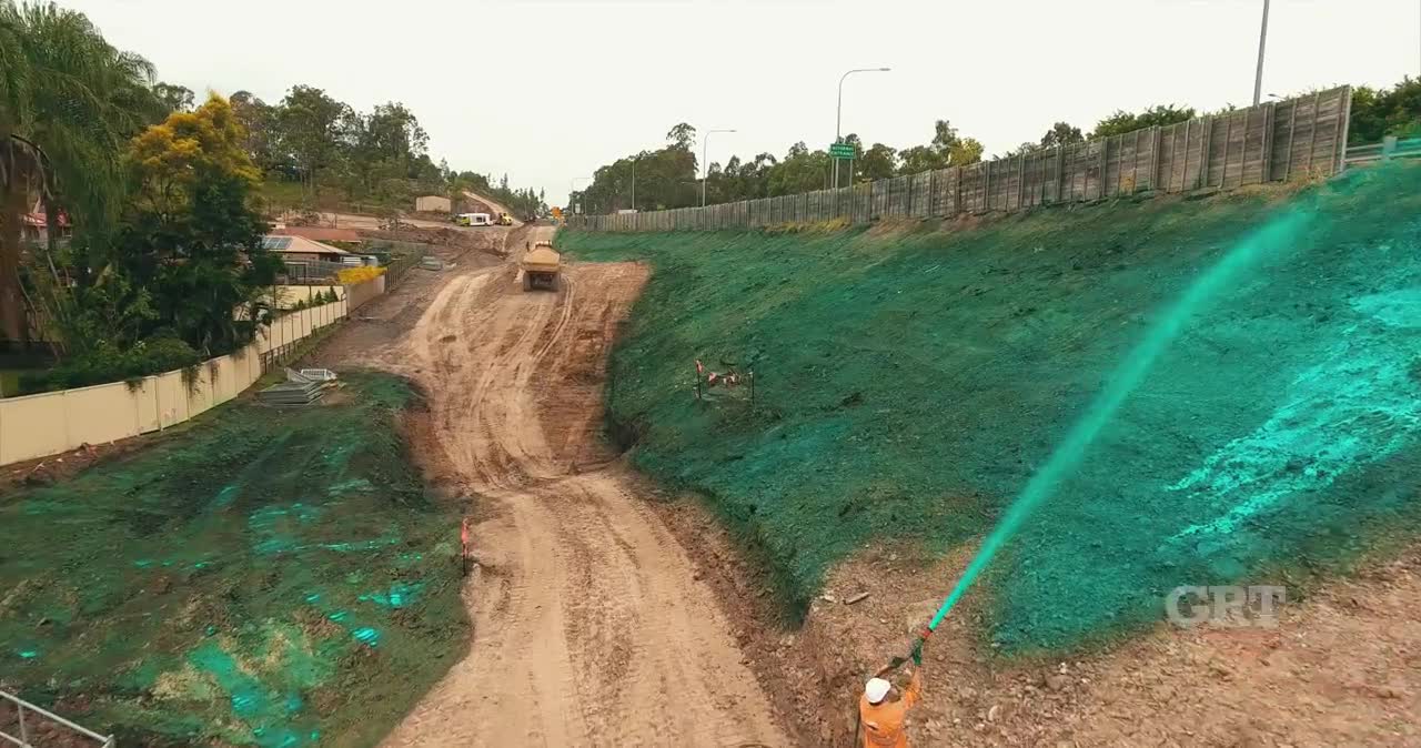 GRT Enviro Soil Binder (Green) - Erosion and Sediment Control Solution