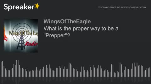 What is the proper way to be a "Prepper"?