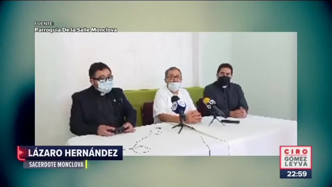 En conferencia de prensa, sacerdotes de la parroquia De la Salle