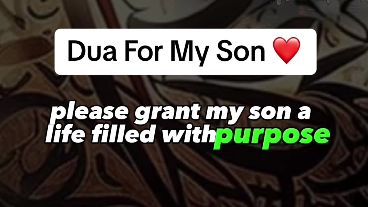 Dua for Son ❤️ Share to mum/dads who have Sons