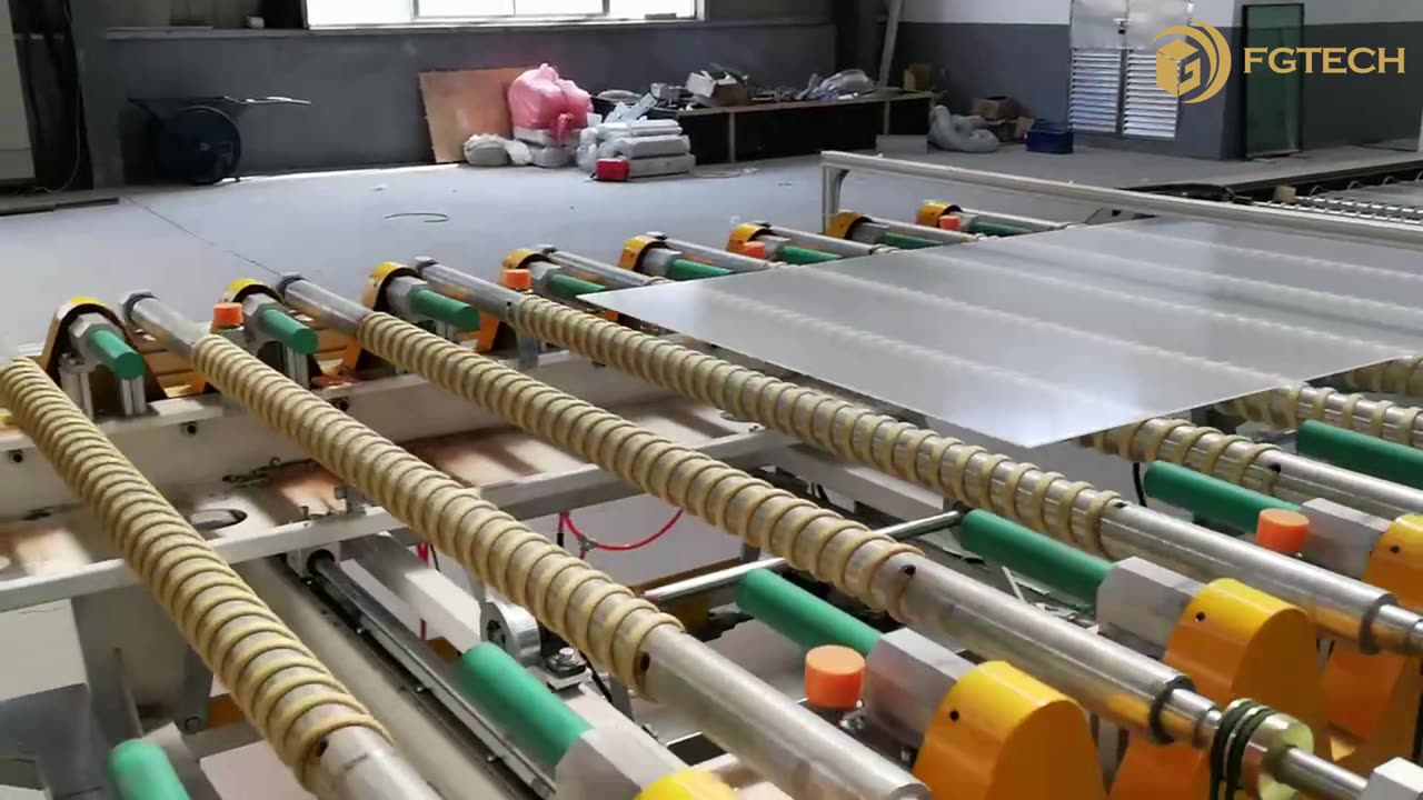 Solar glass production line 1