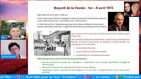 Tout conte 20/09 Bilan du Boycott Bleu d'octobre avec Jocelyne et Maj