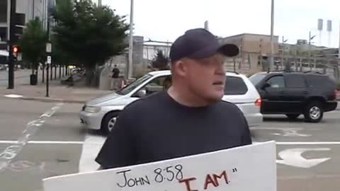 STREET PREACHING ABOUT MARK OF BEAST