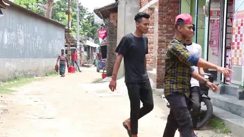Fake Gun shoot prank in a public
